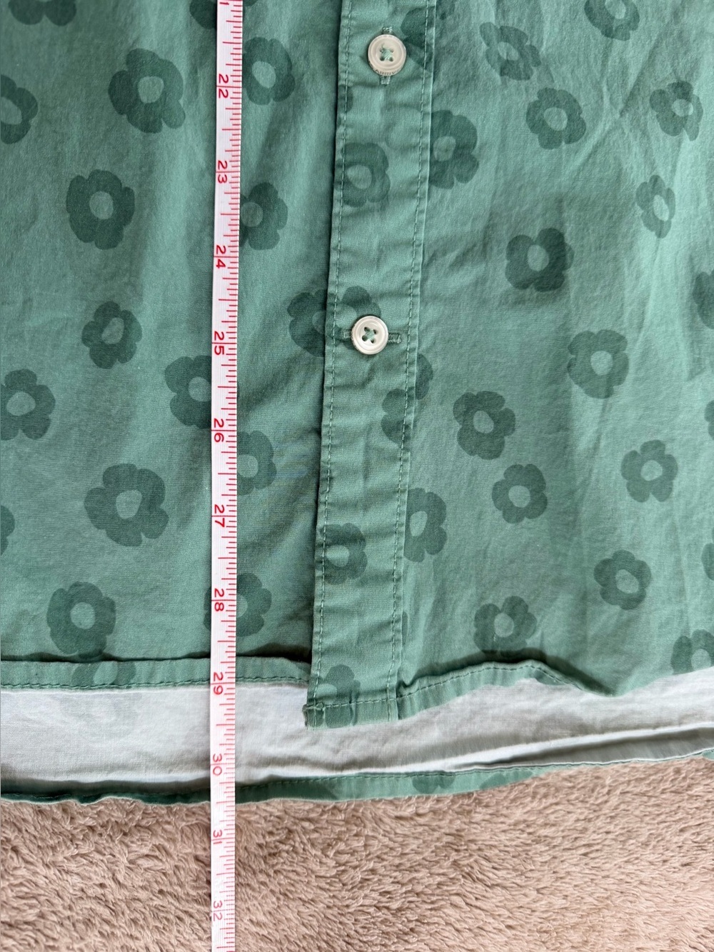 Chubbies Stretch Cotton Regular Fit in Green Floral Print, Size L - Picture 10 of 10